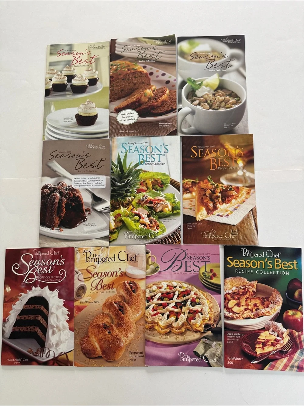 13 Pampered Chef Cookbooks 10 Seasons Best - Celebrate Good For You All The Best